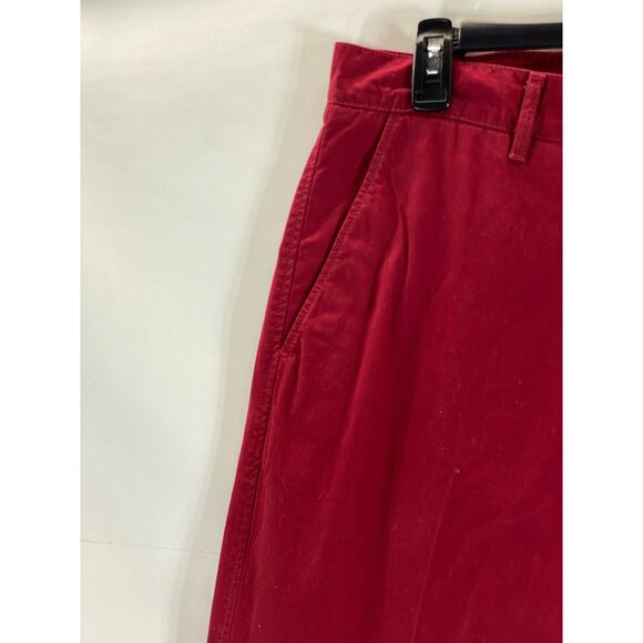 LACOSTE Men's Red Classic-Fit Straight-Leg Twill Chino Pant SZ 34 - Picture 3 of 14